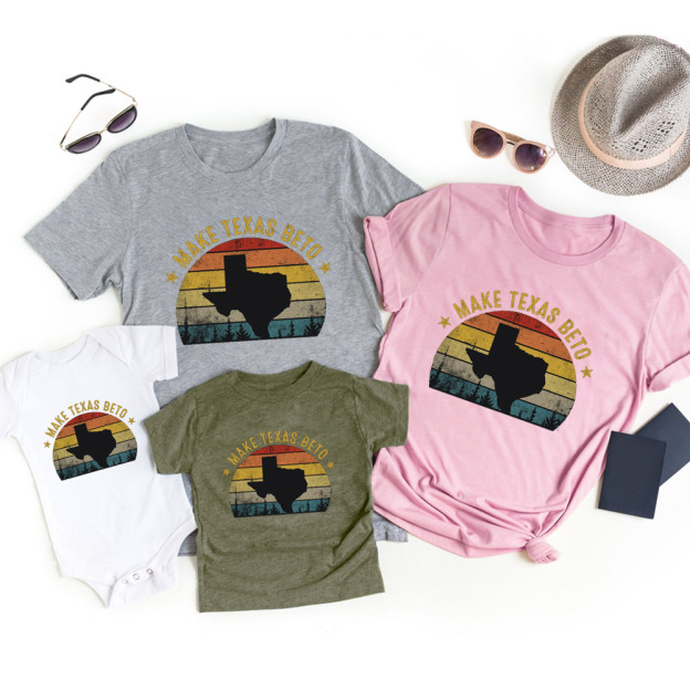 Vintage Texas Family Matching Shirts