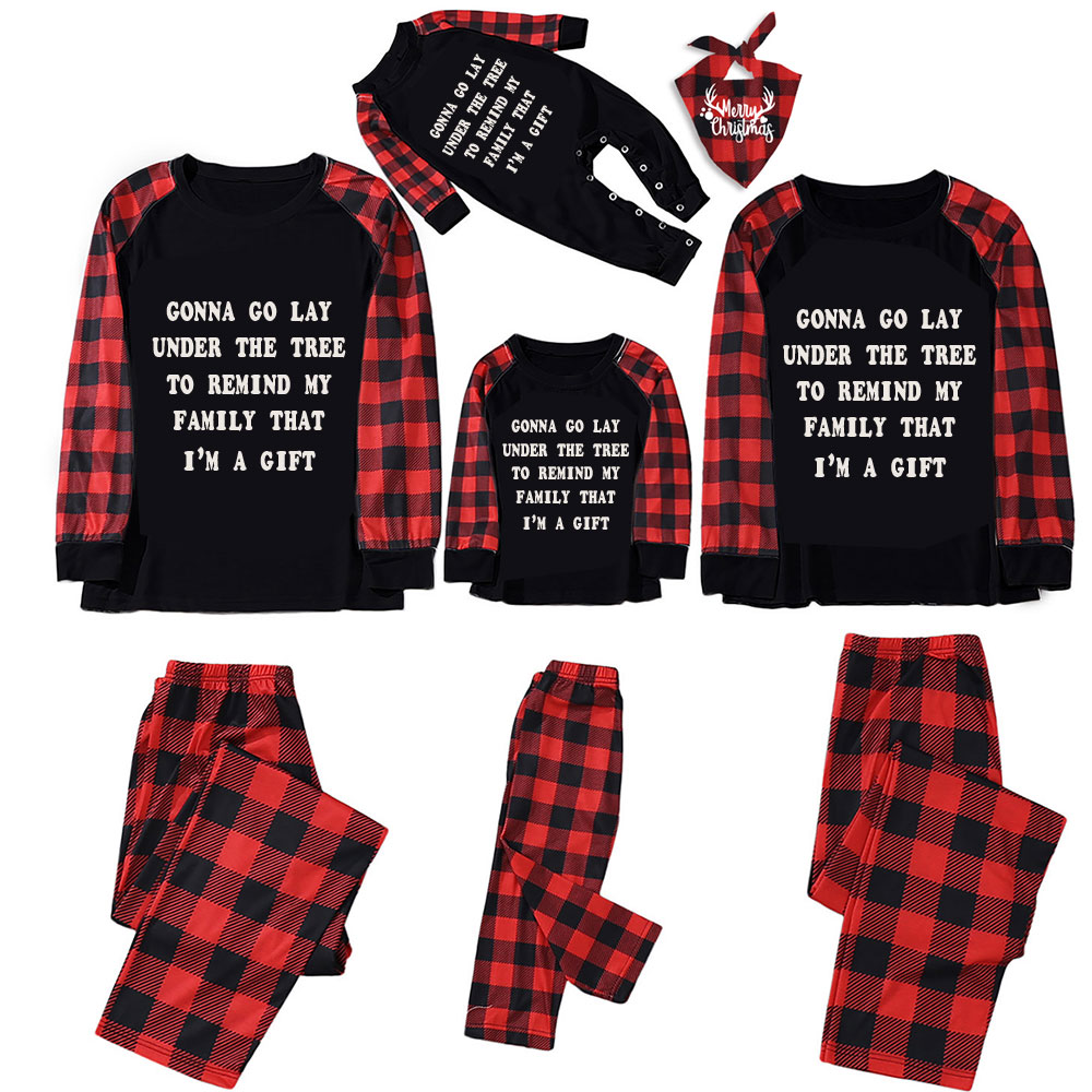 Remind My Family That I'm A Gift Family Christmas Pajamas