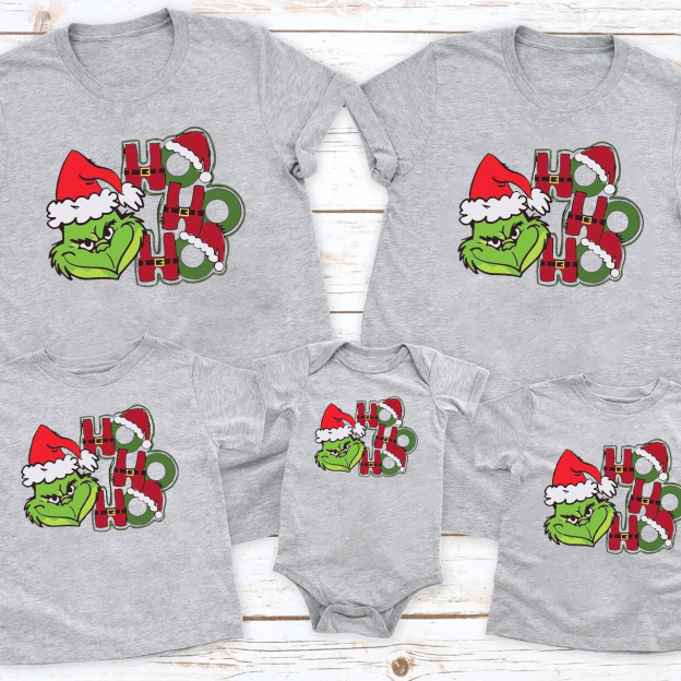 Ho Ho Ho Christmas Family Matching Shirt