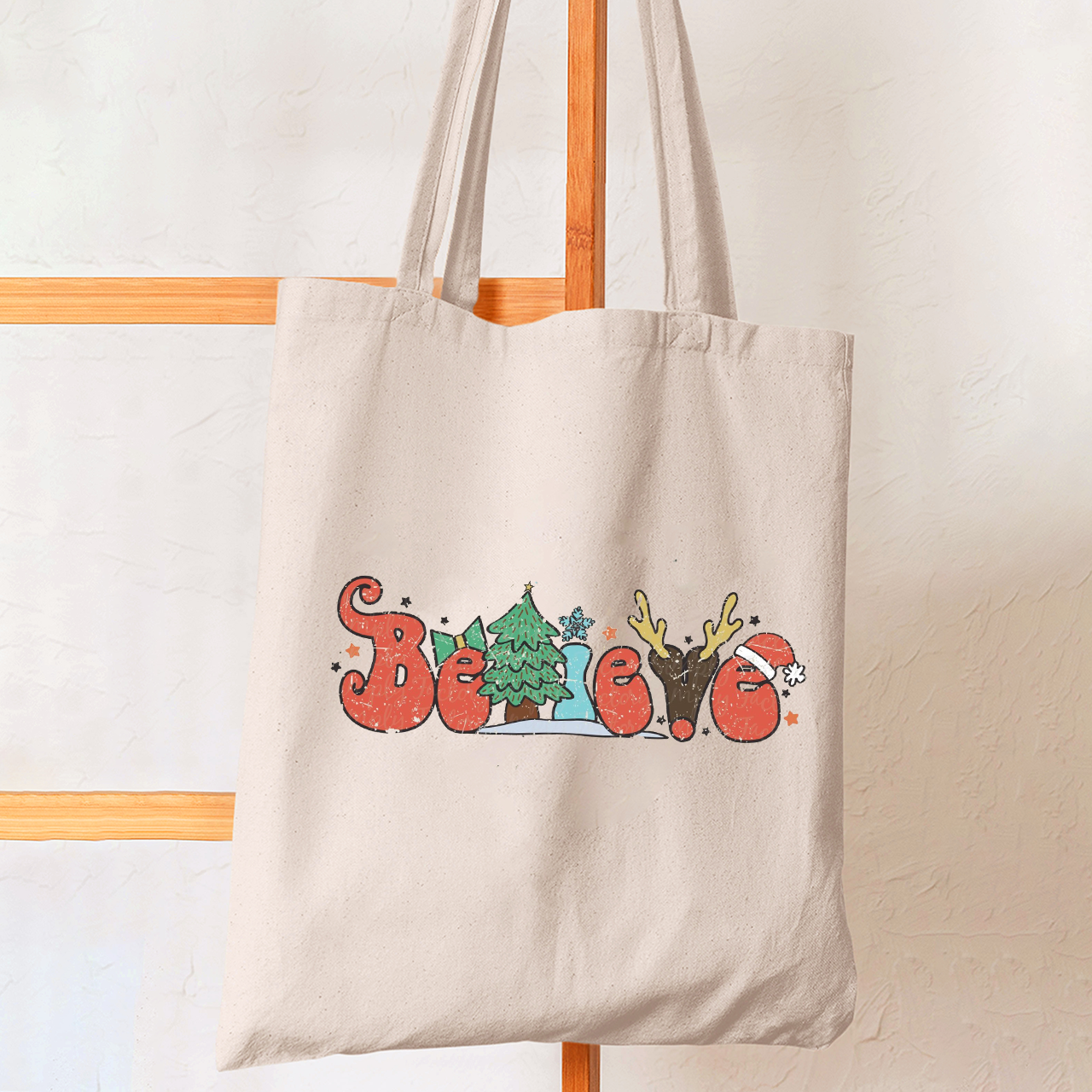 Believe For Christmas Tote Bag