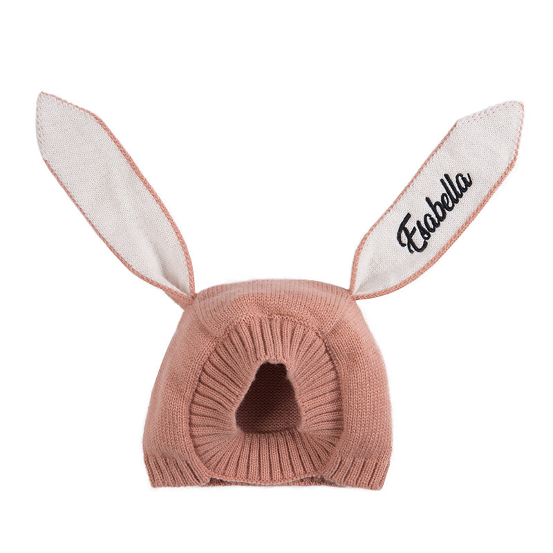 Personalized Kintted Hat (Bunny)