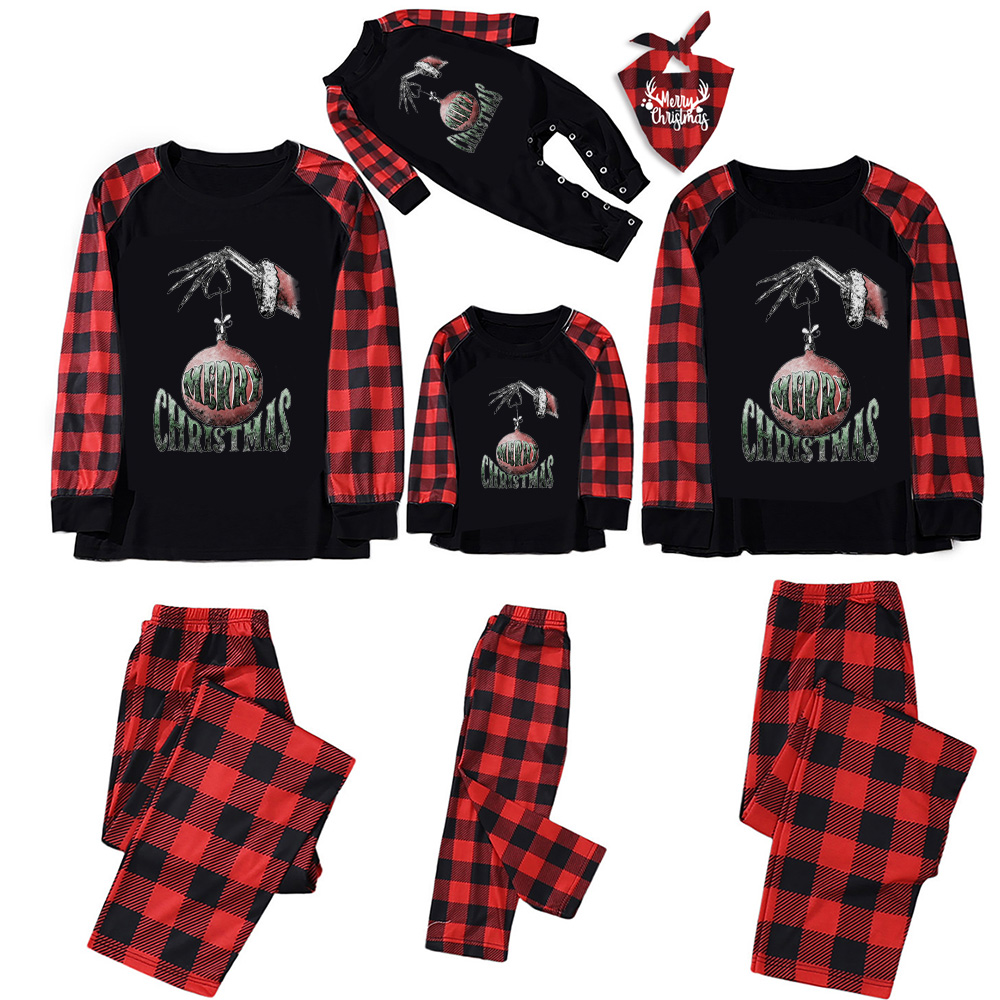 Merry Christmas Ball Family Christmas Pajamas