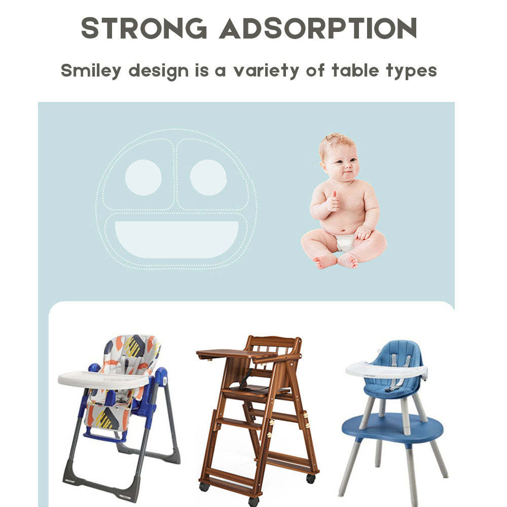 5 Pcs Baby Silicone Training Feeding Food Dishes Sets