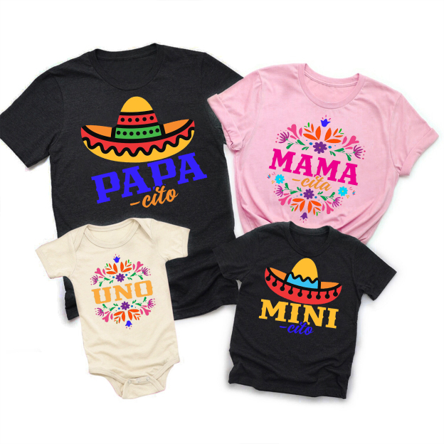 Mexican Birthday Family Matching Shirts
