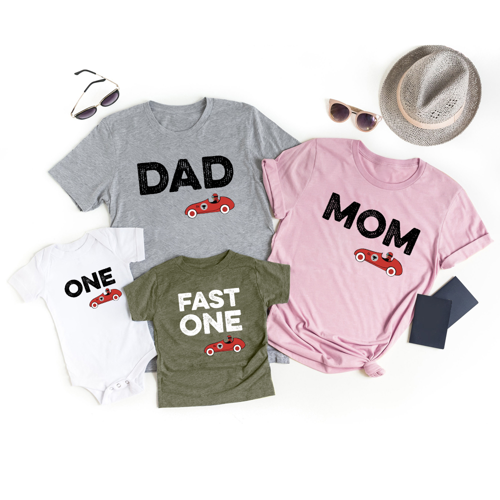 Fast Car Daily Family Matching Shirts