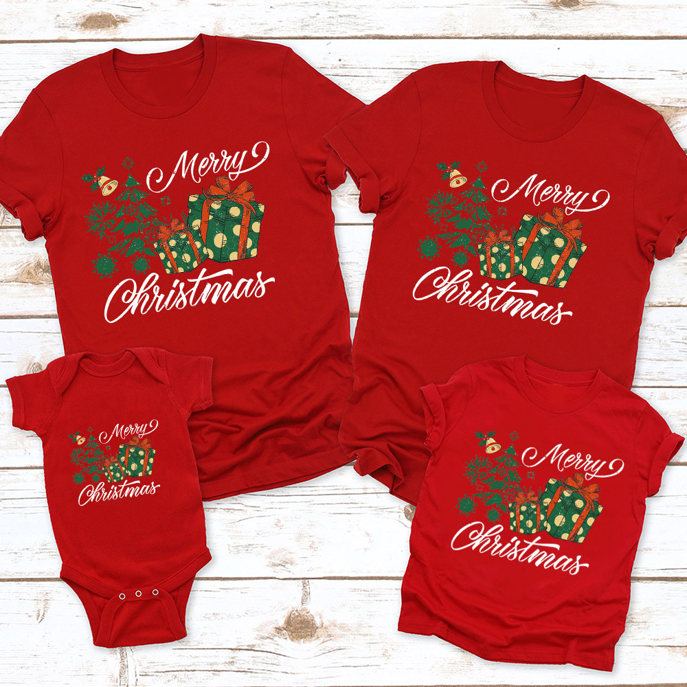Merry Christmas Gift Family Matching Shirt