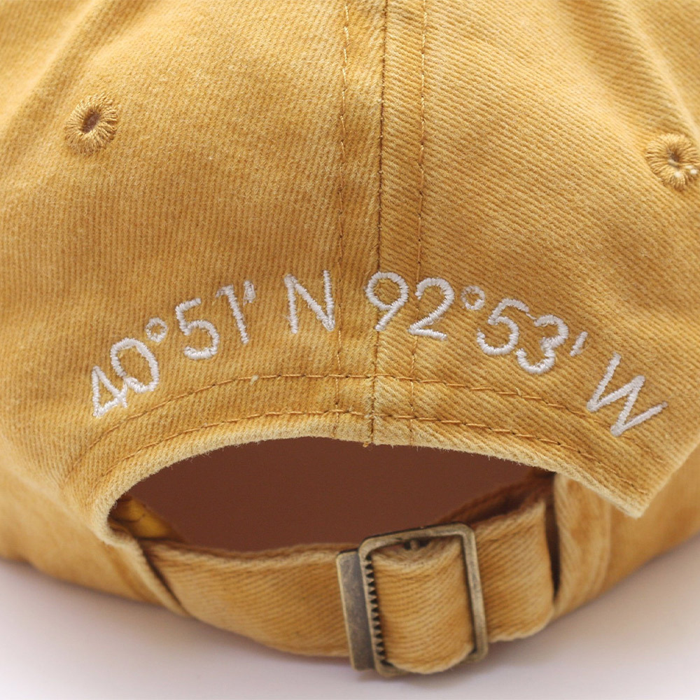 State Outline Embroidery Hat Kid&Adult