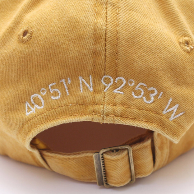 State Outline Embroidery Hat Kid&Adult