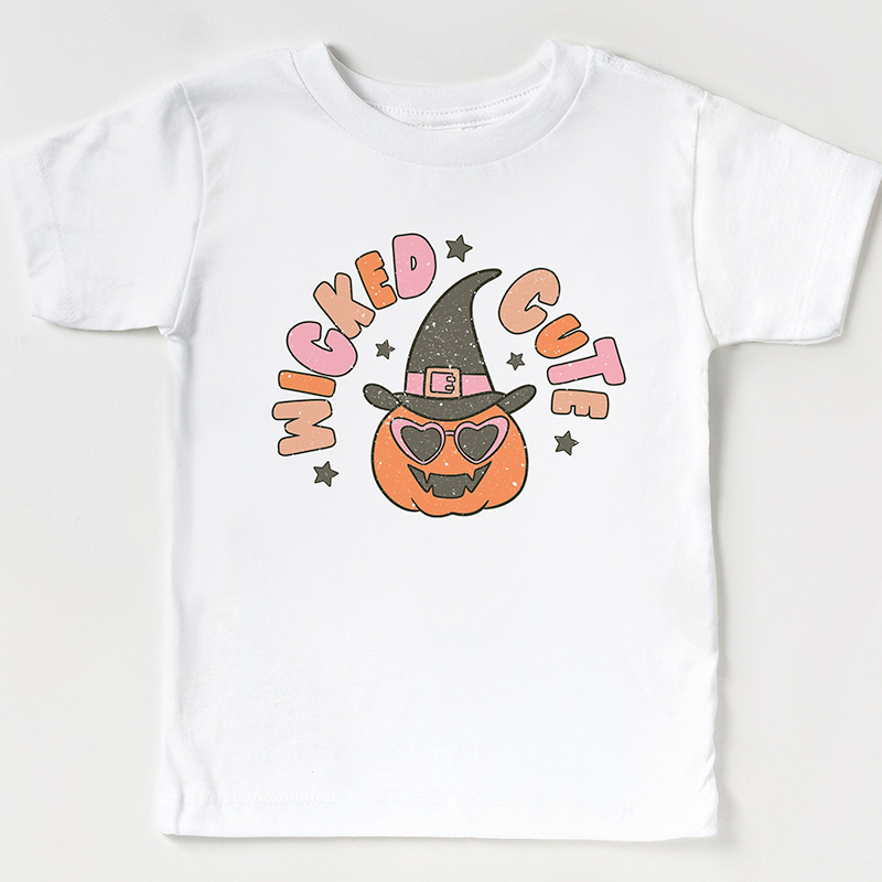 Wicked Cute pumpkin Halloween Shirt