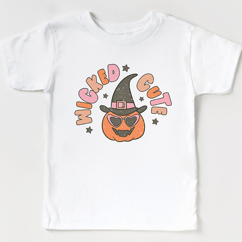 Wicked Cute pumpkin Halloween Shirt