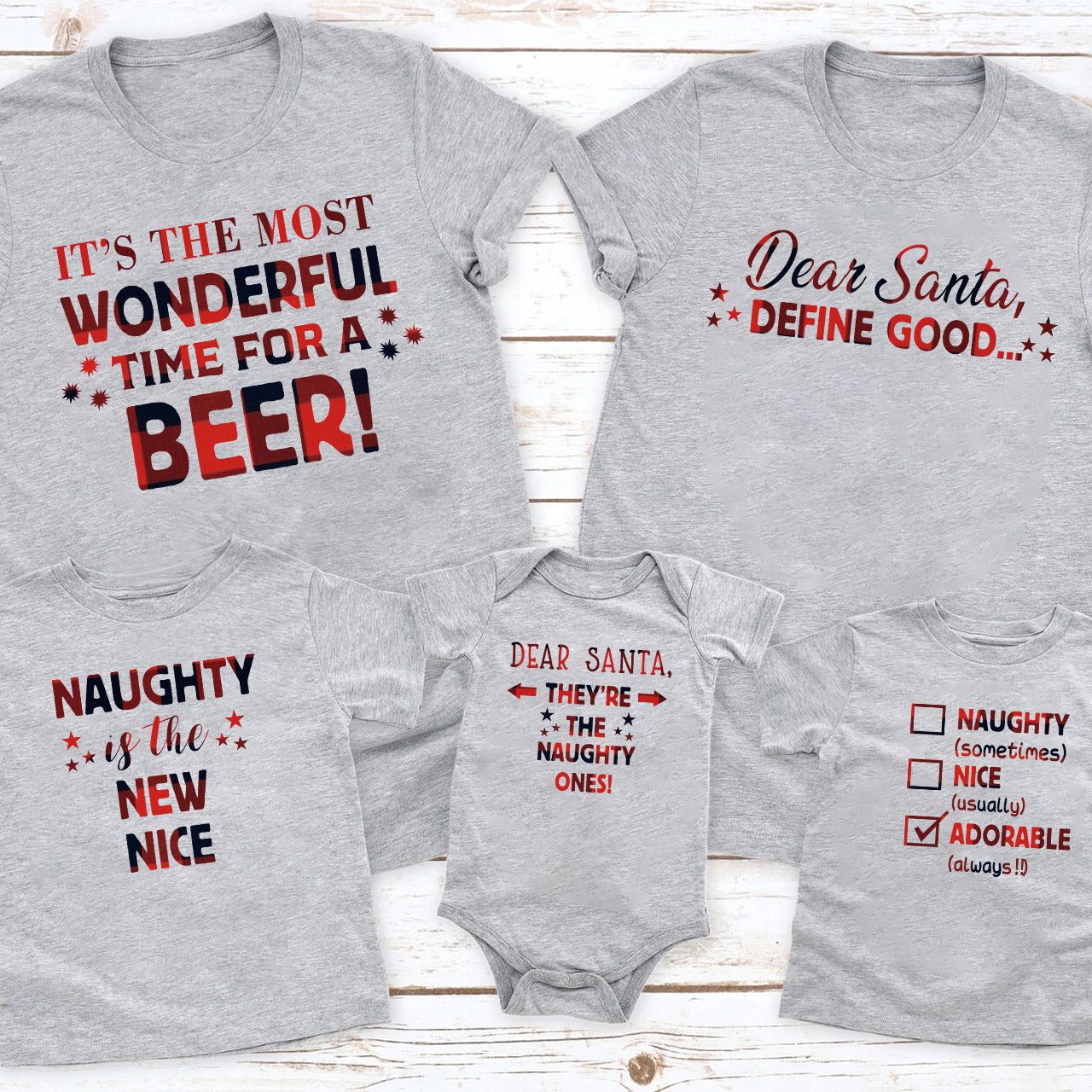 Dear Santa Christmas Family Matching Shirt
