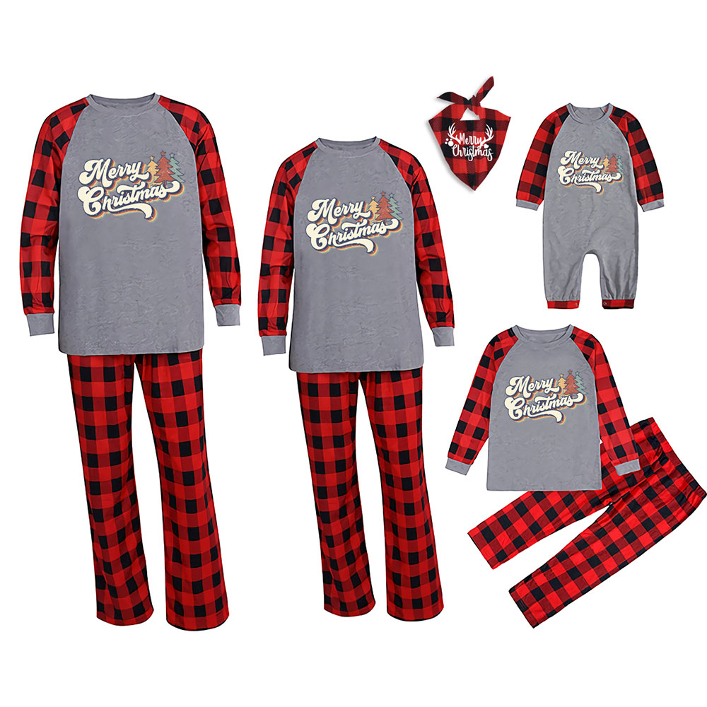 Vintage Merry Christmas Family Christmas Pajamas