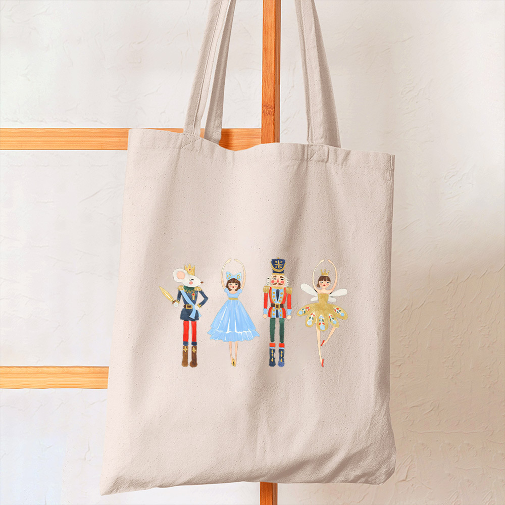Sugar Plum Fair Christmas Tote Bag