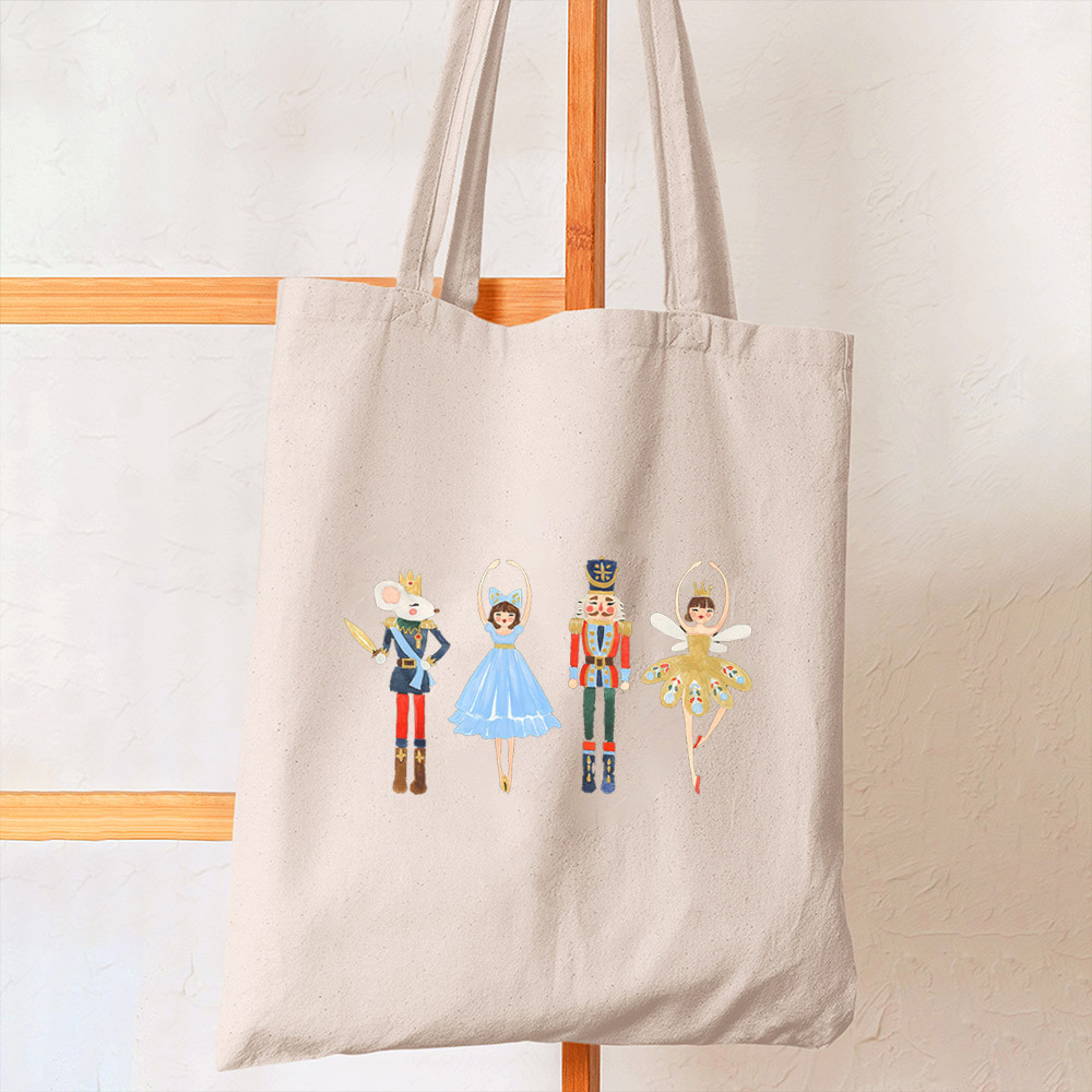 Sugar Plum Fair Christmas Tote Bag