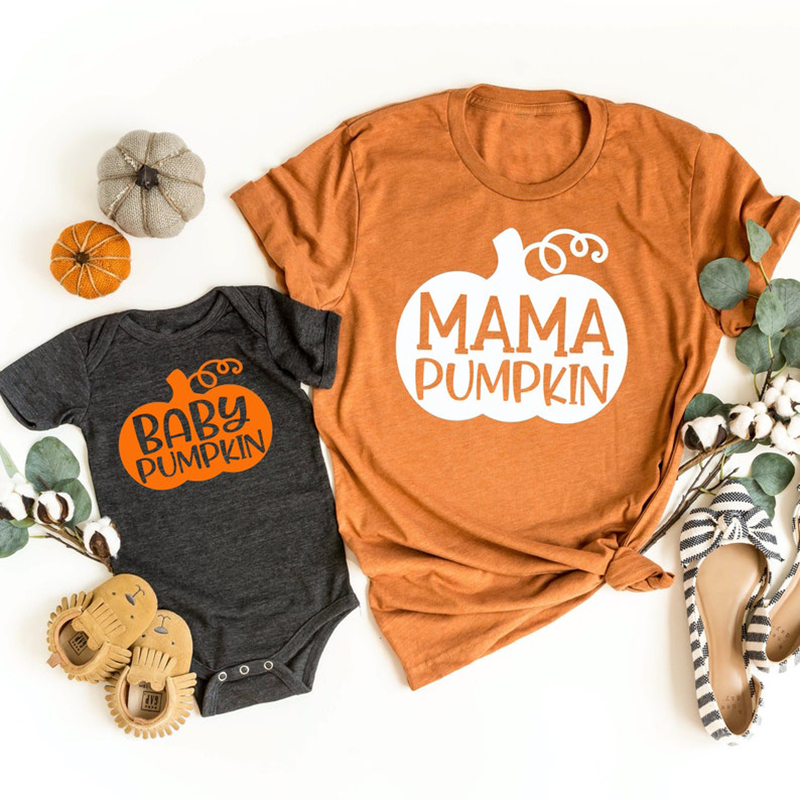 Fall Pumpkin Matching Family Shirt 