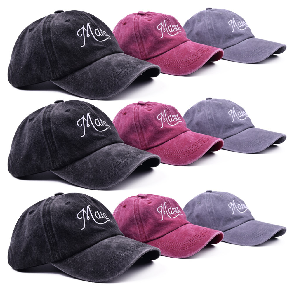 Mama Letter Embroidered Baseball Cap