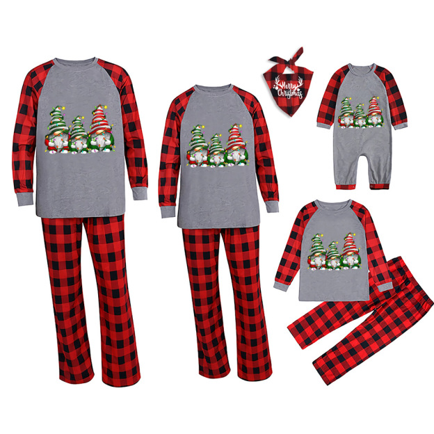 Christmas Gnomes Family Matching Pajamas