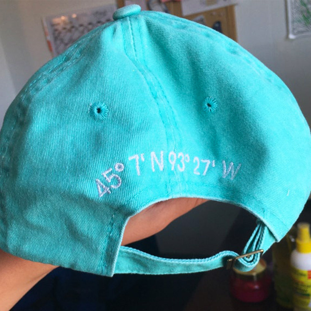 State Outline Embroidery Hat Kid&Adult
