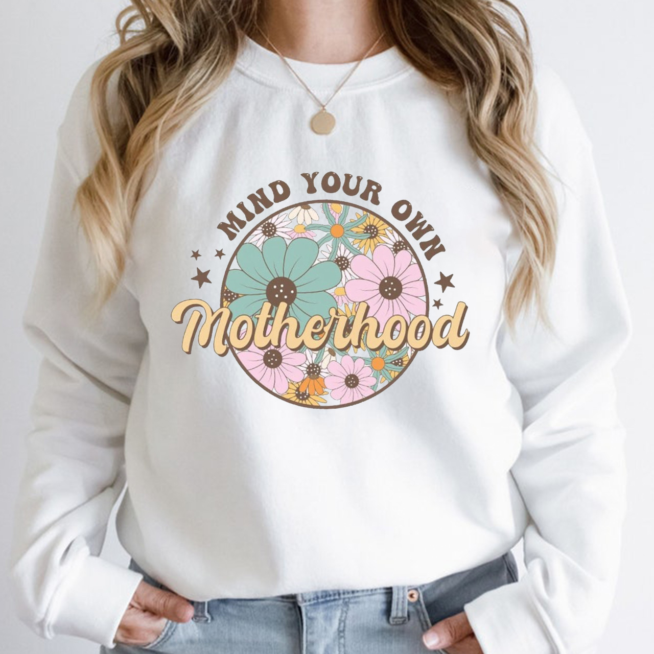Motherhood Sweatshirt For Mom