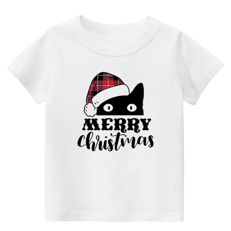 Merry Christmas Kitty Toddler Christmas Shirt