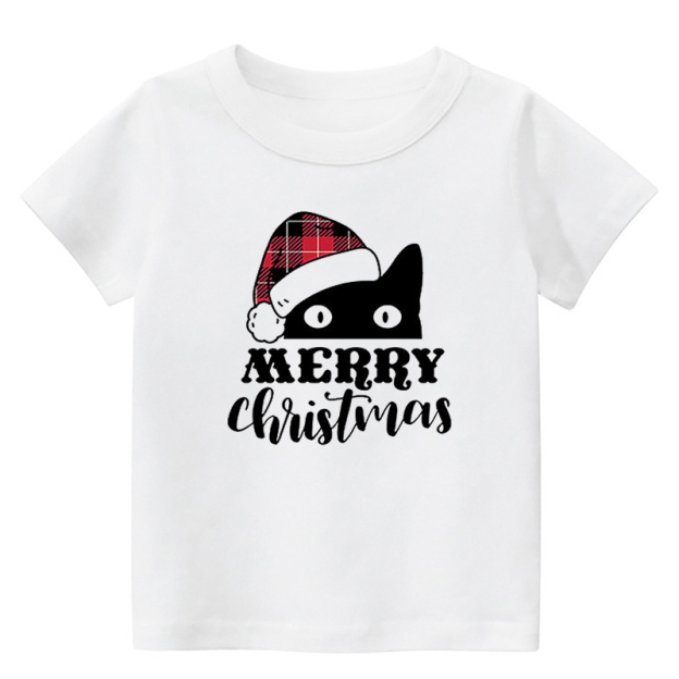 Merry Christmas Kitty Toddler Christmas Shirt