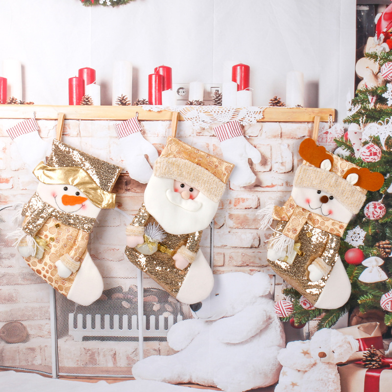 Cute Christmas Socks Tree Pendant