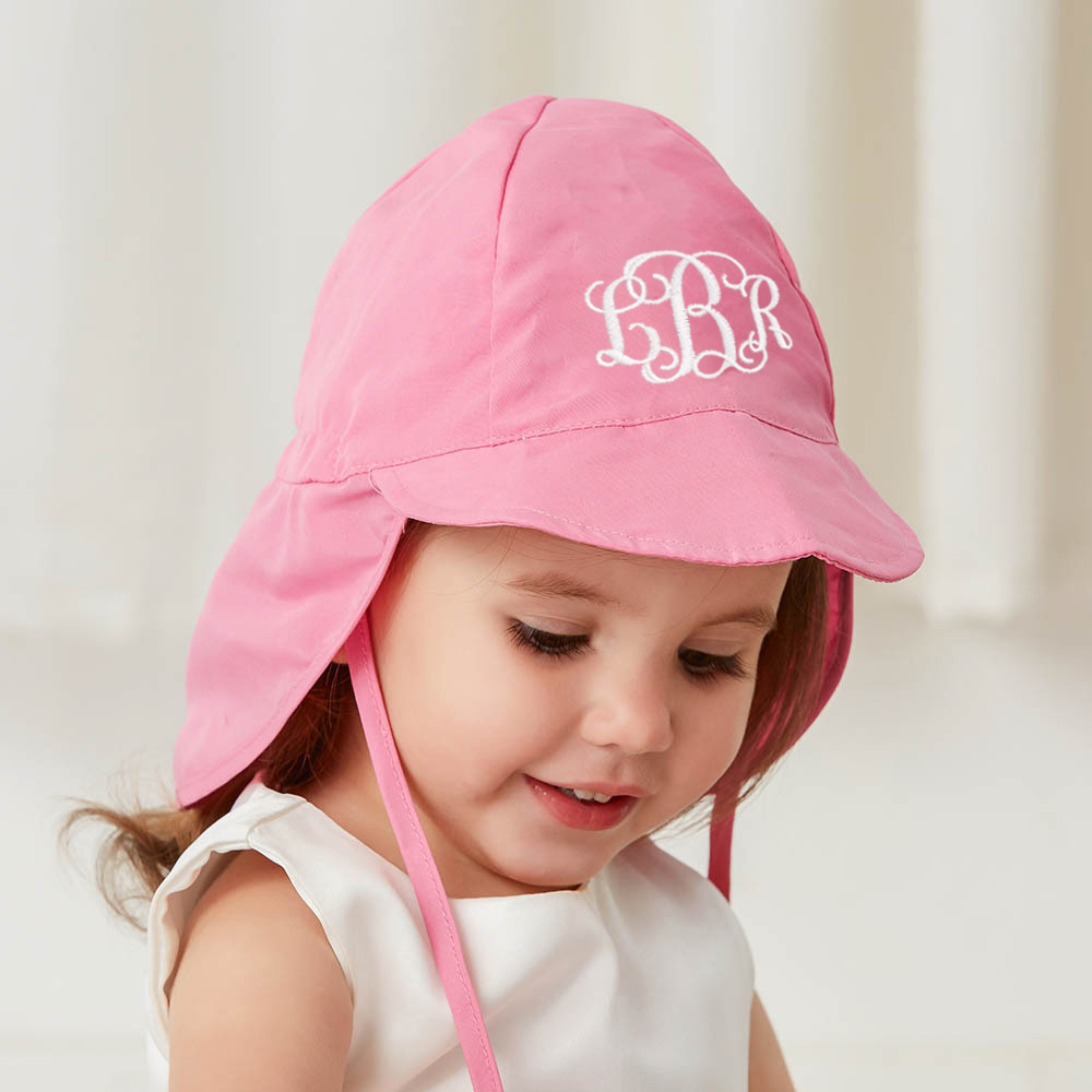 Personalized Baby Name Summer Embroidered Hat 