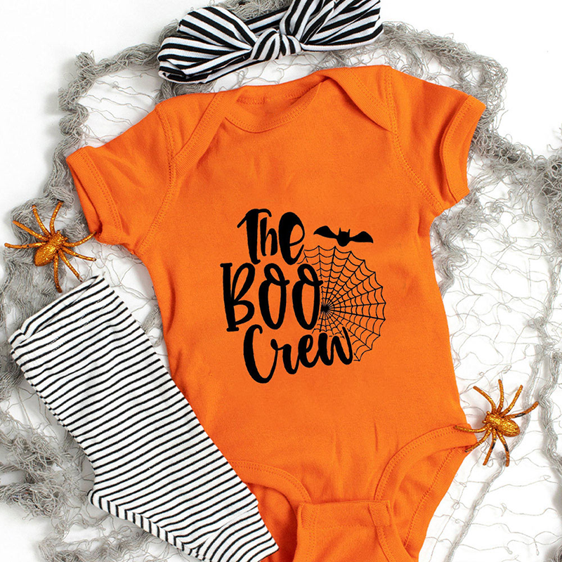 The BOO Crew Spider Web Halloween Family Matching Shirt 
