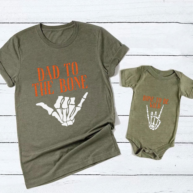 The Bone Halloween Family Matching Shirts