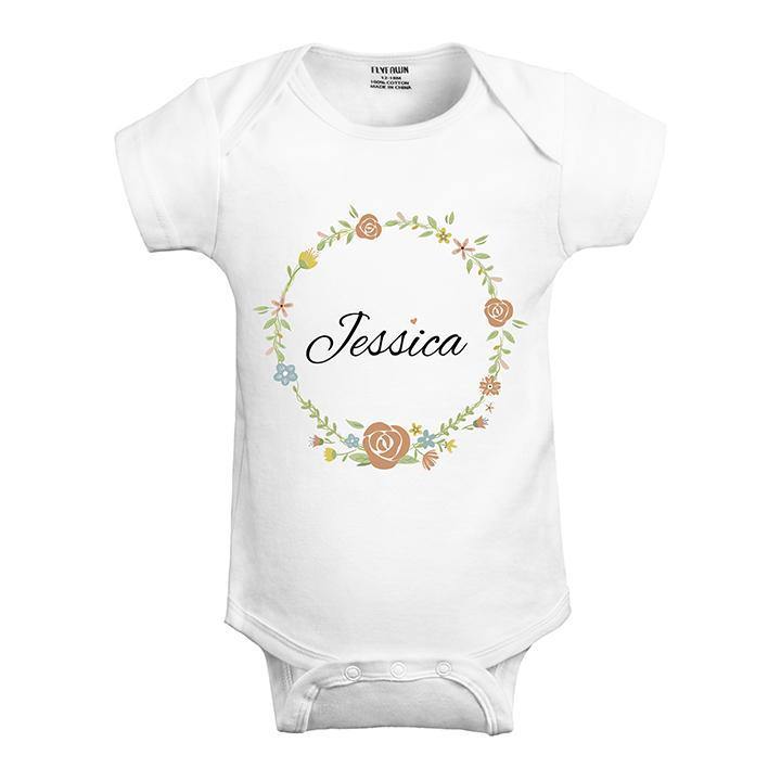 Personalization Baby Bodysuit (Garland Name)