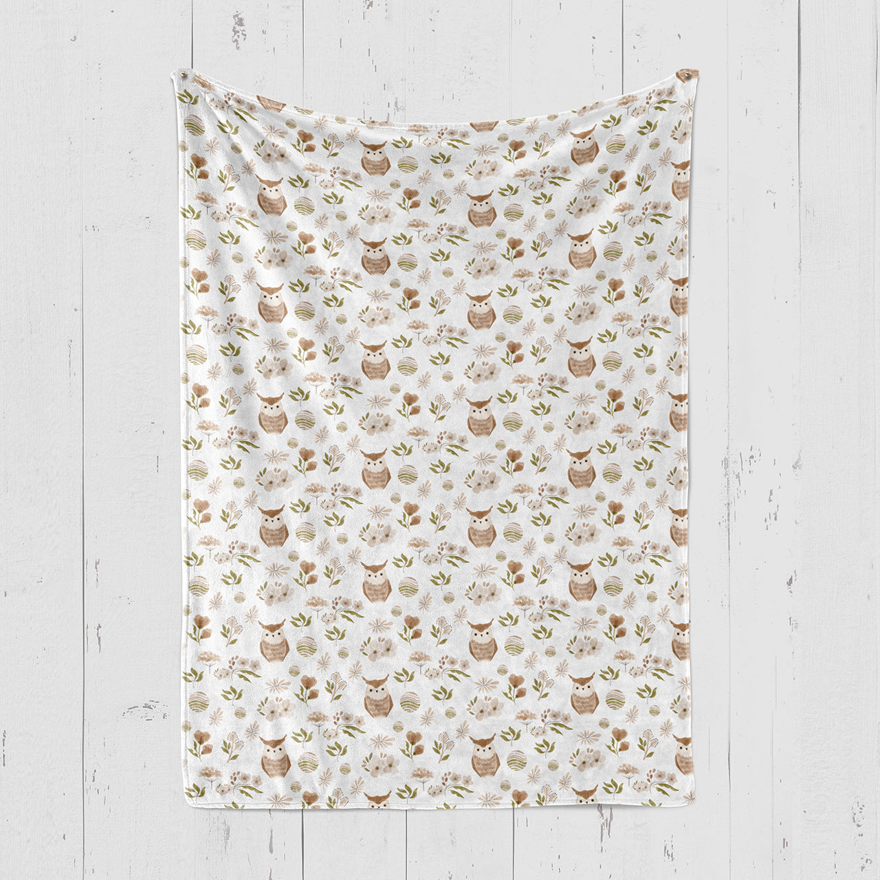 Owl Baby Flannel Blanket