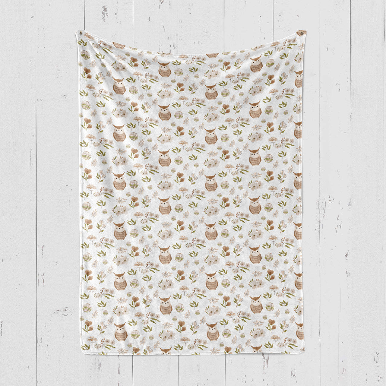 Owl Baby Flannel Blanket