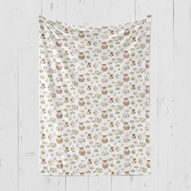 Owl Baby Flannel Blanket