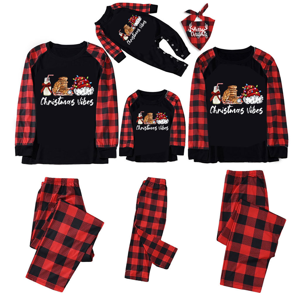 Christmas Cookie Vibes Family Matching Pajamas