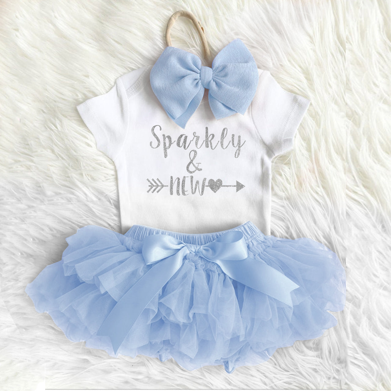 Tutu Baby Girl Oufit Set 0-9M