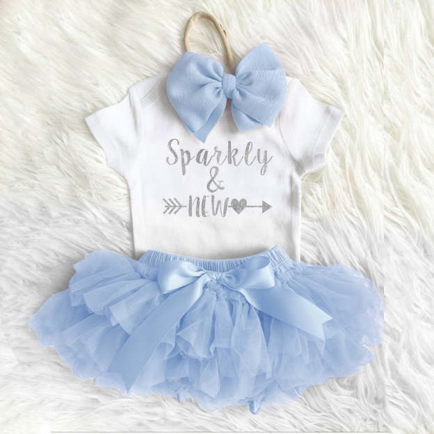 Tutu Baby Girl Oufit Set 0-9M
