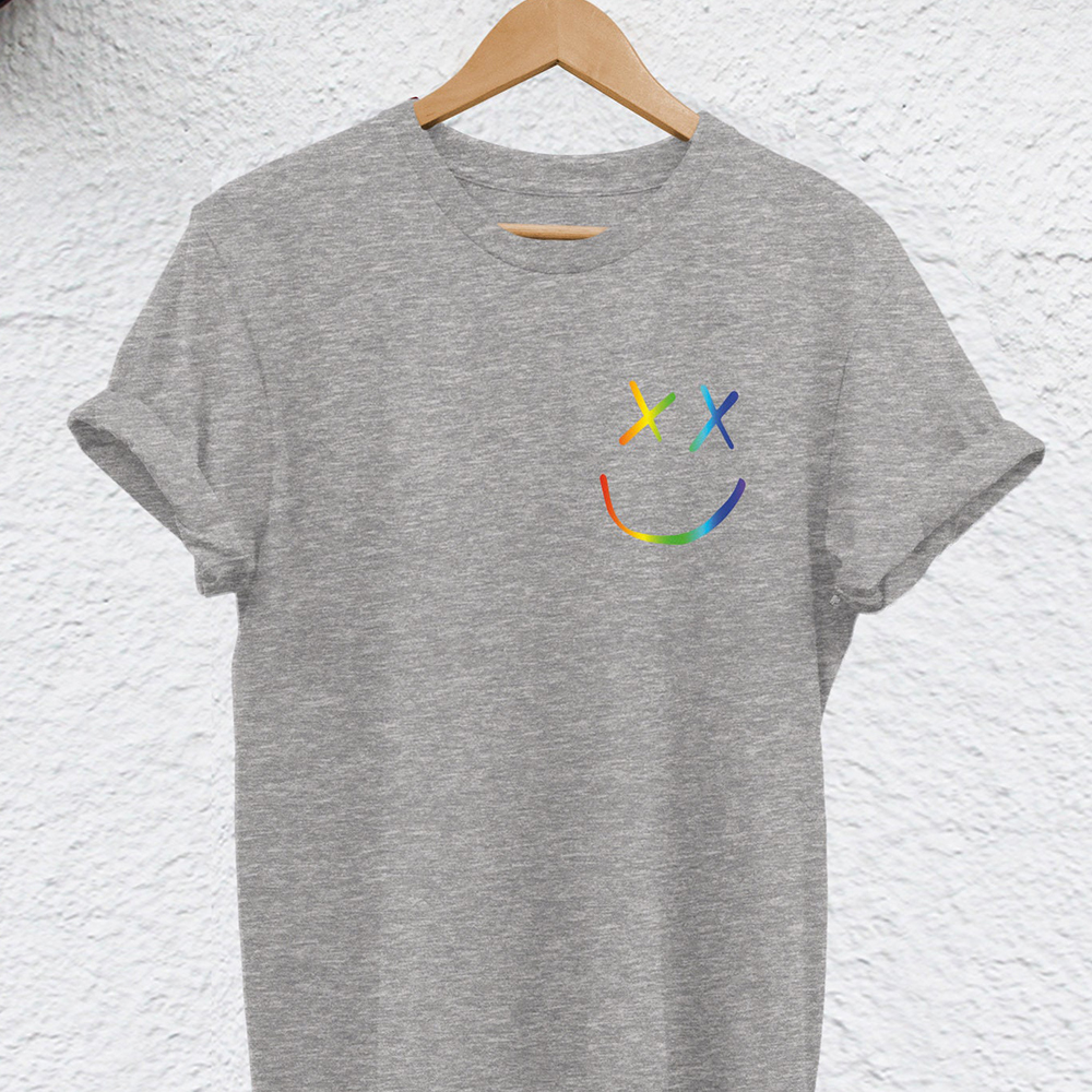 Family Pride Smile Face LGBTQ Shirt & Baby Bodysuit