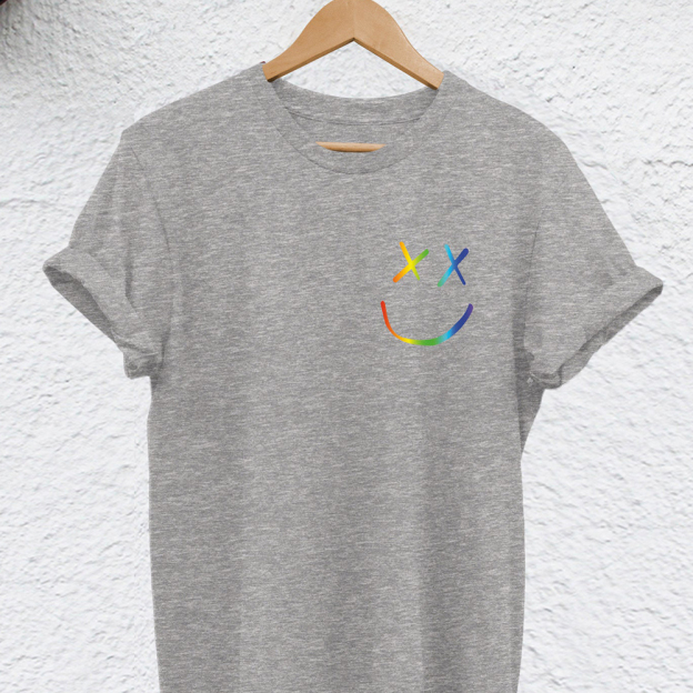Family Pride Smile Face LGBTQ Shirt & Baby Bodysuit
