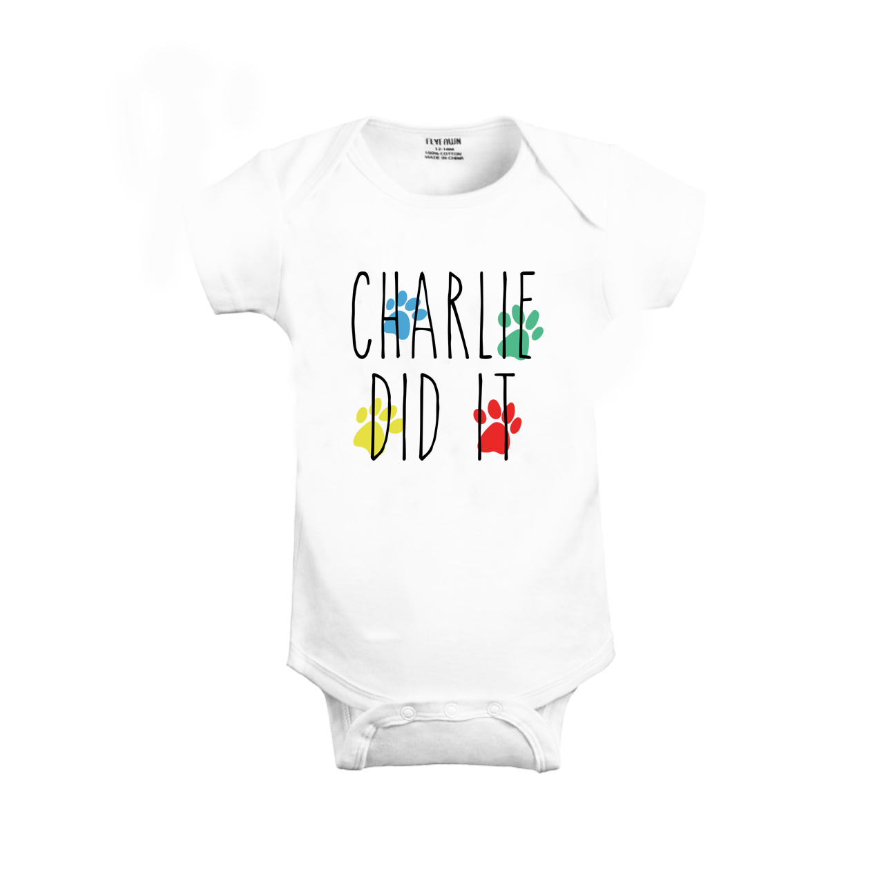 The Dog Did It Baby Bodysuit & T-Shirt 