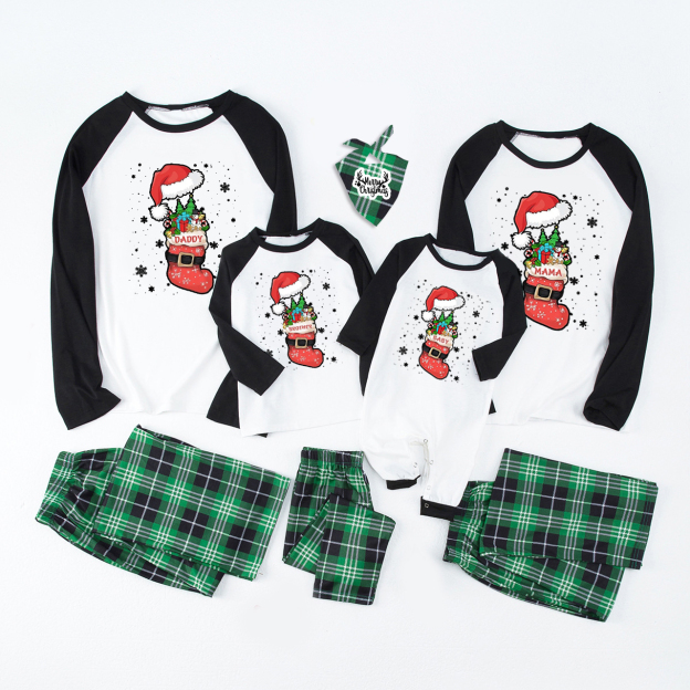 Personalized Hats&Boots Christmas Family Matching Pajamas