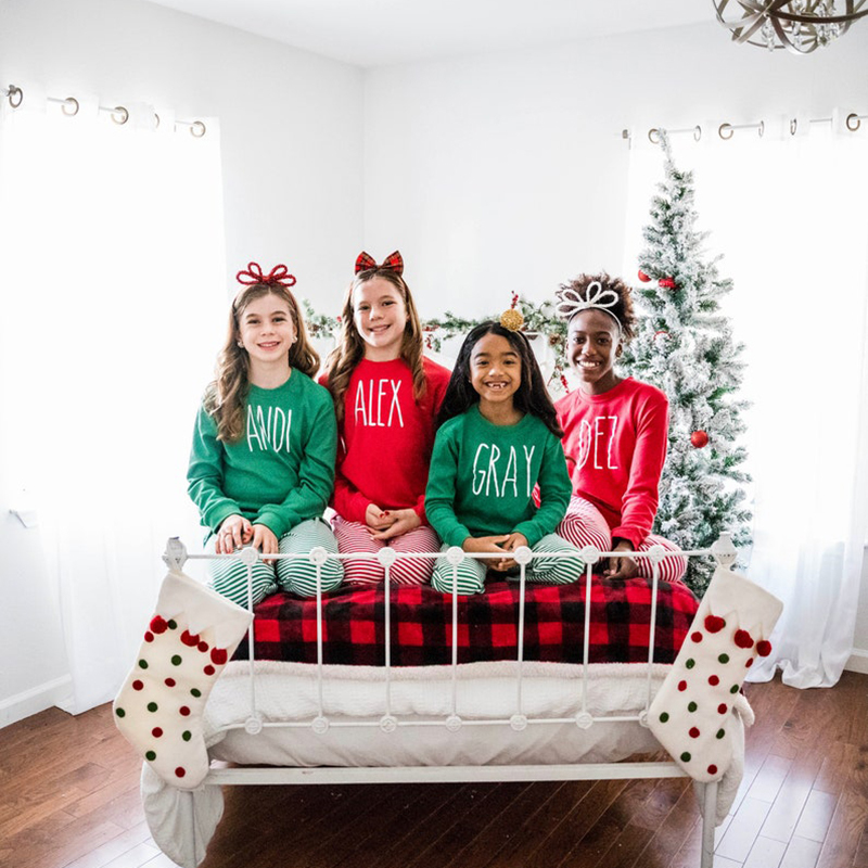 Kids Inspired loungewear Christmas Pajama 