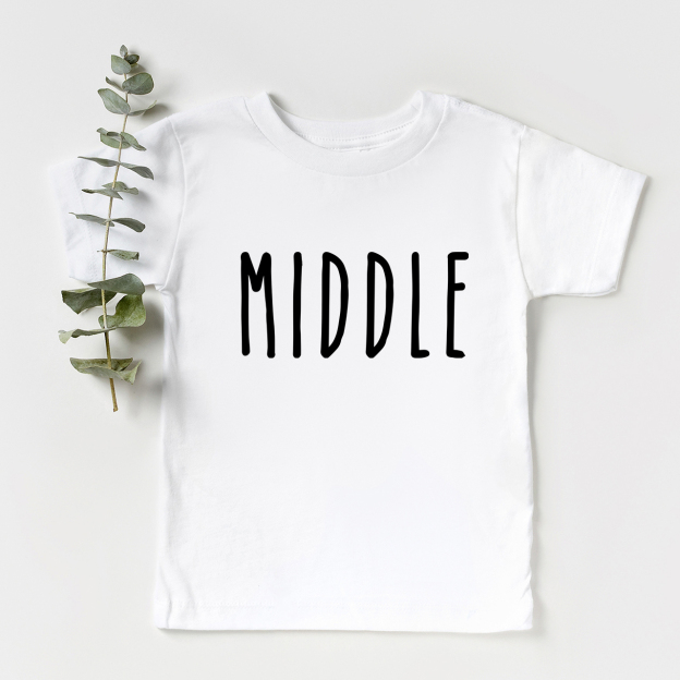 Personalized Sibling Bodysuit & Shirts (Little Middle Big)