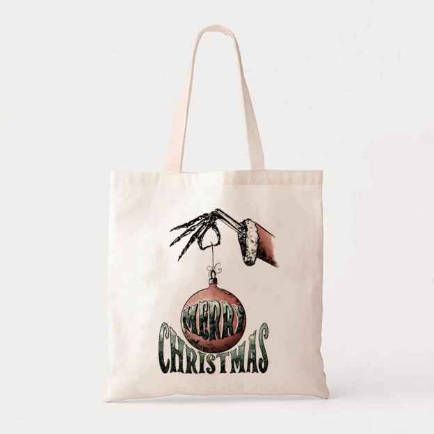 Merry Christmas Ball Christmas Tote Bag