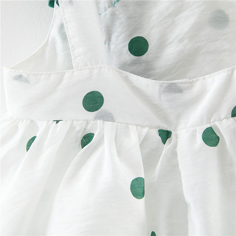 Baby Girl Summer Polka Dot Dress with Sun Hat