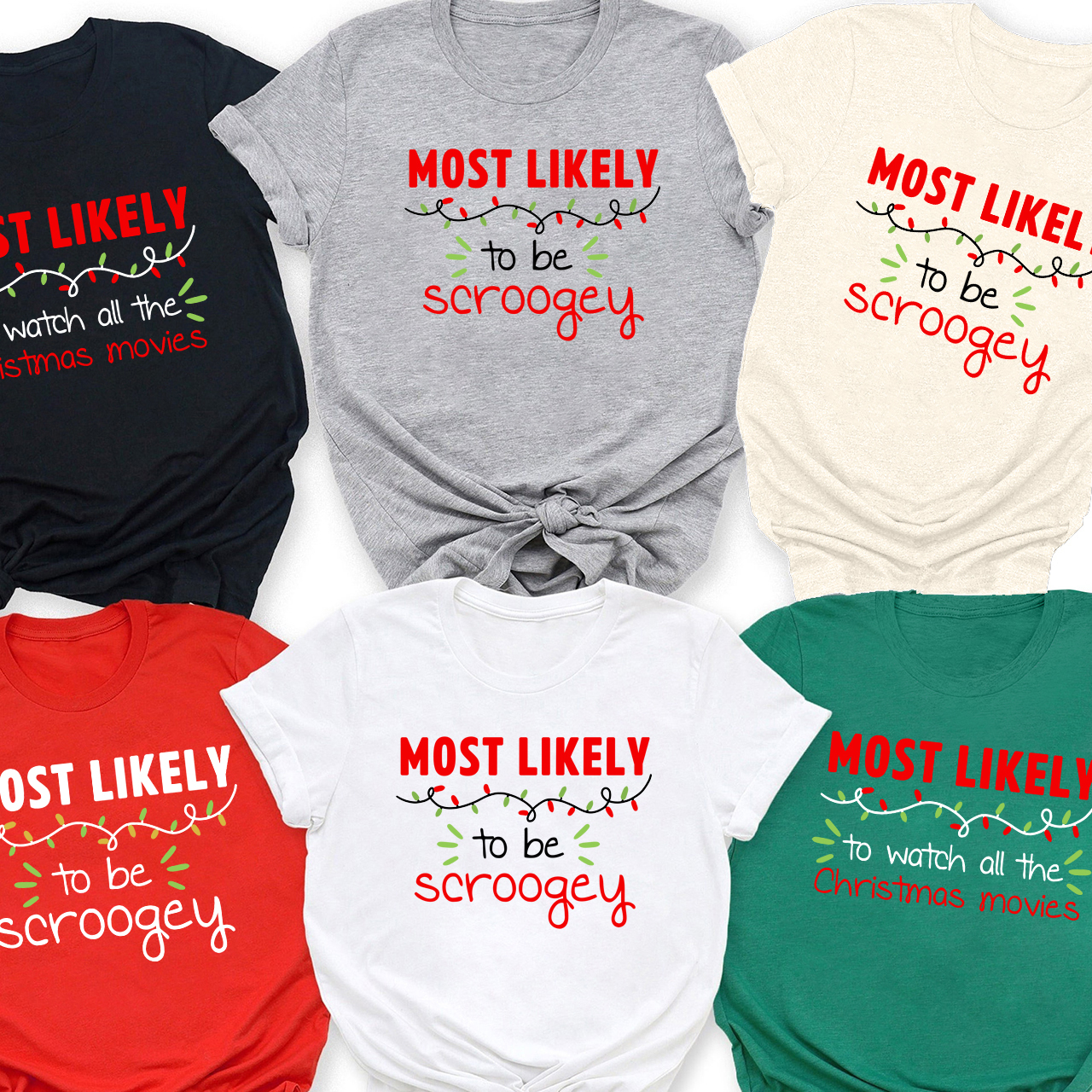 Matching Family Christmas Superlative Funny Shirts