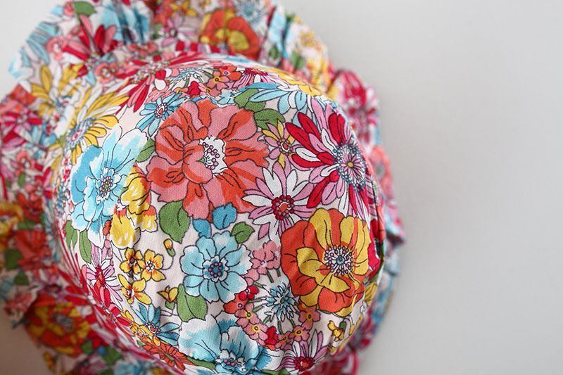 Baby Girl Summer Dress with Sun Hat