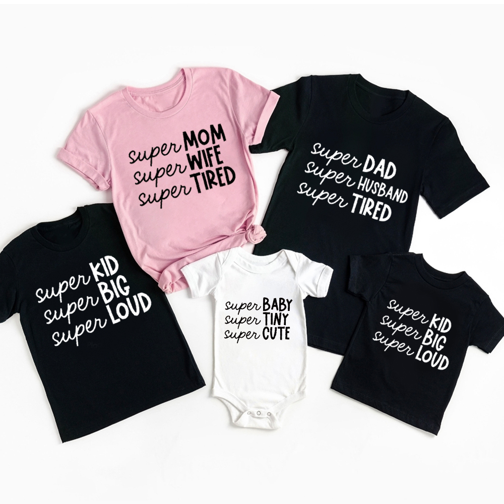 Super Family Daily Matching Shirts