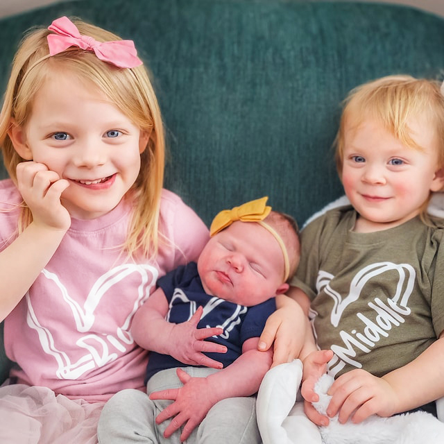 Matching Siblings Shirt-Big Middle Little