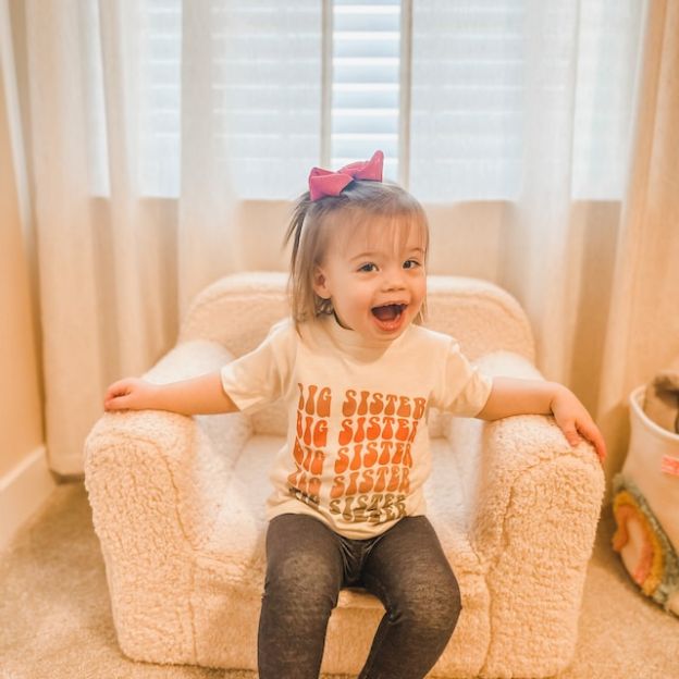 Retro Big Sister Kids T-Shirt