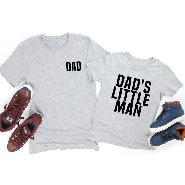 Dad&Dad's Little Man T-Shirts For Dad And Me
